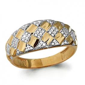 Золотое кольцо AQUAMARINE 63710А 63710А фото