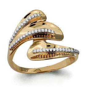 Золотое кольцо AQUAMARINE 63713А 63713А фото