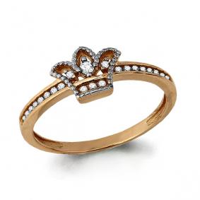 Золотое кольцо AQUAMARINE 63846А 63846А фото