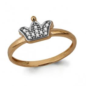 Золотое кольцо AQUAMARINE 63847А 63847А фото