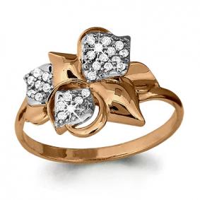 Золотое кольцо AQUAMARINE 63854А 63854А фото