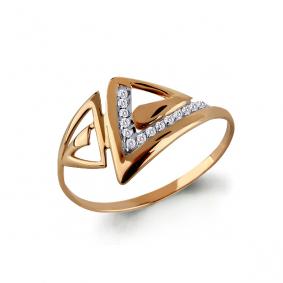 Золотое кольцо AQUAMARINE 63922 63922 фото