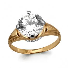 Золотое кольцо AQUAMARINE 63946А 63946А фото