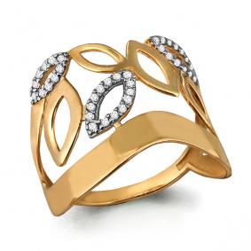 Золотое кольцо AQUAMARINE 64341А 64341А фото