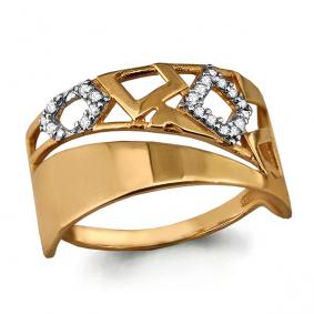 Золотое кольцо AQUAMARINE 64345А 64345А фото