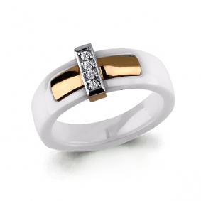 Золотое кольцо AQUAMARINE 64468 64468 фото