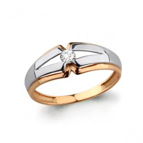 Золотое кольцо AQUAMARINE 64514 64514 фото