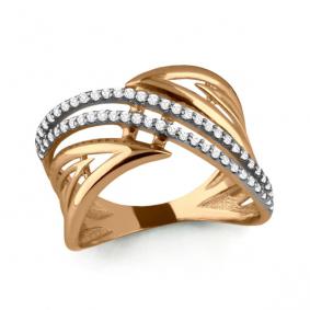 Золотое кольцо AQUAMARINE 64558А 64558А фото