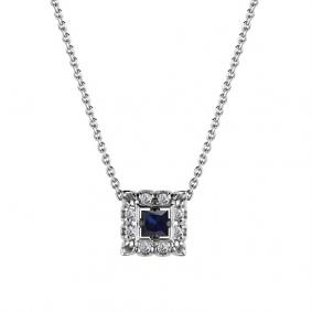 Колье из белого золота АЛЬКОР 65299-202 65299-202 фото