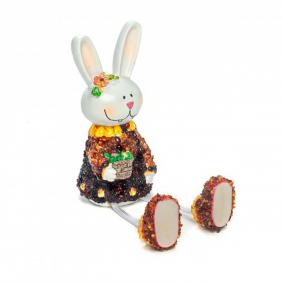 Подарочный сувенир Зайка из полистоуна ИП Шавкунов ИН с янтарём 65362878 65362878 фото