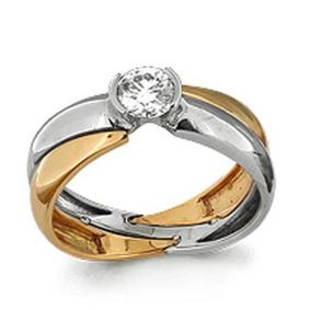 Золотое кольцо AQUAMARINE 66028 66028 фото