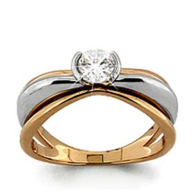 Золотое кольцо AQUAMARINE 66032 66032 фото