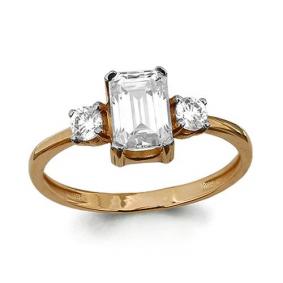 Золотое кольцо AQUAMARINE 66273 66273 фото