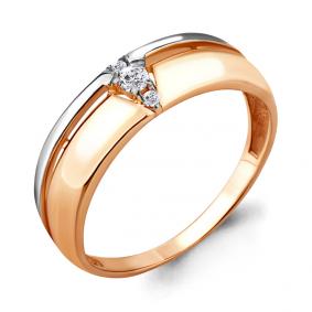 Золотое кольцо AQUAMARINE 68272 с фианитом 68272 фото