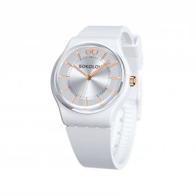 Пластиковые часы SOKOLOV на силиконовом ремне 701.51.00.000.01.01.2 701.51.00.000.01.01.2 фото