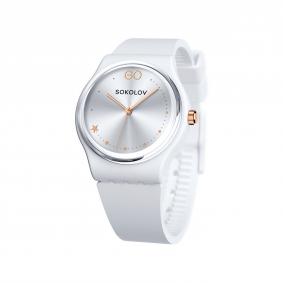 Пластиковые часы SOKOLOV на силиконовом ремне 701.51.00.000.02.01.2 701.51.00.000.02.01.2 фото