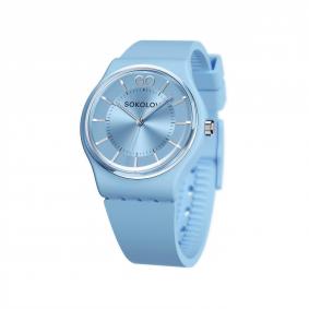 Пластиковые часы SOKOLOV на силиконовом ремне 701.53.00.000.05.03.2 701.53.00.000.05.03.2 фото