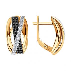 Золотые серьги SOKOLOV 7020093 7020093 фото