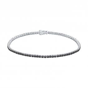 Золотой браслет SOKOLOV 7050020-3 с чёрным бриллиантом 7050020-3 фото