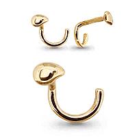 Золотой пирсинг AQUAMARINE 70524 70524 фото