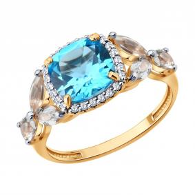 Золотое кольцо SOKOLOV 71-00445 71-00445 фото