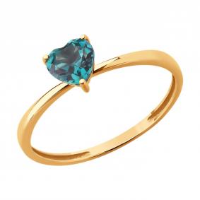 Золотое кольцо SOKOLOV 717248 с александритом 717248 фото