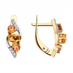 Золотые серьги SOKOLOV 72-00428 72-00428 фото