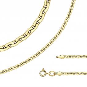 Цепь плетение Фантазийное из лимонного золота Александра 722206021сл 722206021сл фото