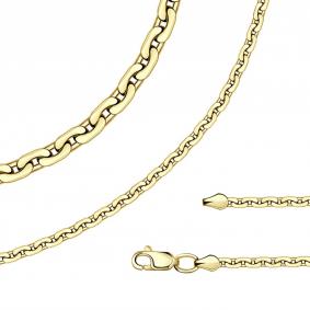 Цепь плетение Фантазийное из лимонного золота Александра 722212021сл 722212021сл фото