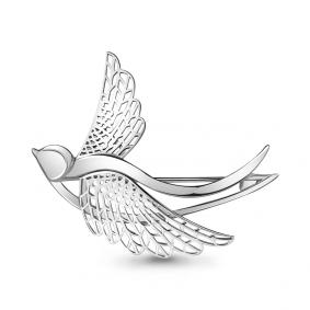 Золотая брошь AQUAMARINE 72750 72750 фото