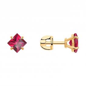 Золотые серьги SOKOLOV 727748 с топазом Swarovski 727748 фото