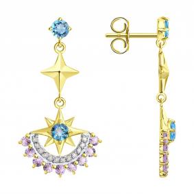 Золотые серьги SOKOLOV 729246-2 729246-2 фото