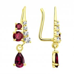 Золотые серьги SOKOLOV 729247-2 729247-2 фото