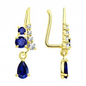 Золотые серьги SOKOLOV 729248-2 729248-2 фото