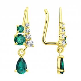 Золотые серьги SOKOLOV 729249-2 729249-2 фото