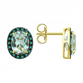 Золотые серьги SOKOLOV 729251-2 729251-2 фото