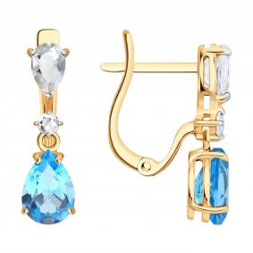 Золотые серьги SOKOLOV 729282 729282 фото