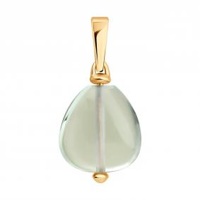 Золотая подвеска SOKOLOV 733024 с празиолитом 733024 фото