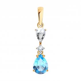 Золотая подвеска SOKOLOV 733026 733026 фото