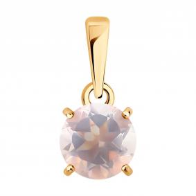 Золотая подвеска SOKOLOV 733074 с кварцем 733074 фото