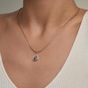 Золотая подвеска SOKOLOV 733098 с топазом, фианитом и Лондон топазом 733098 фото