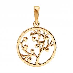 Золотая подвеска SOKOLOV 733120 с перламутром 733120 фото