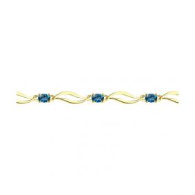 Браслет из лимонного золота SOKOLOV 750190-2 с Лондон топазом 750190-2 фото