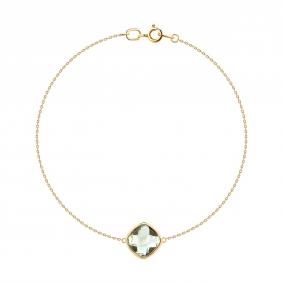 Золотой браслет SOKOLOV 750609 с празиолитом 750609 фото