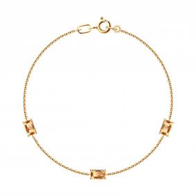 Золотой браслет SOKOLOV 750632 с топазом 750632 фото