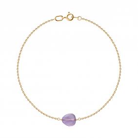 Золотой браслет SOKOLOV 750651 с аметистом 750651 фото