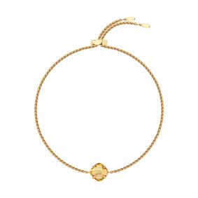 Золотой браслет SOKOLOV 750660 с цитрином 750660 фото