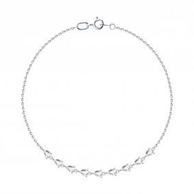 Браслет из белого золота SOKOLOV 750686-3 с горным хрусталём 750686-3 фото