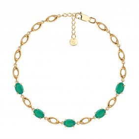 Золотой браслет SOKOLOV 750694 с агатом 750694 фото