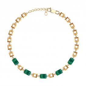 Золотой браслет SOKOLOV 750696 с агатом 750696 фото